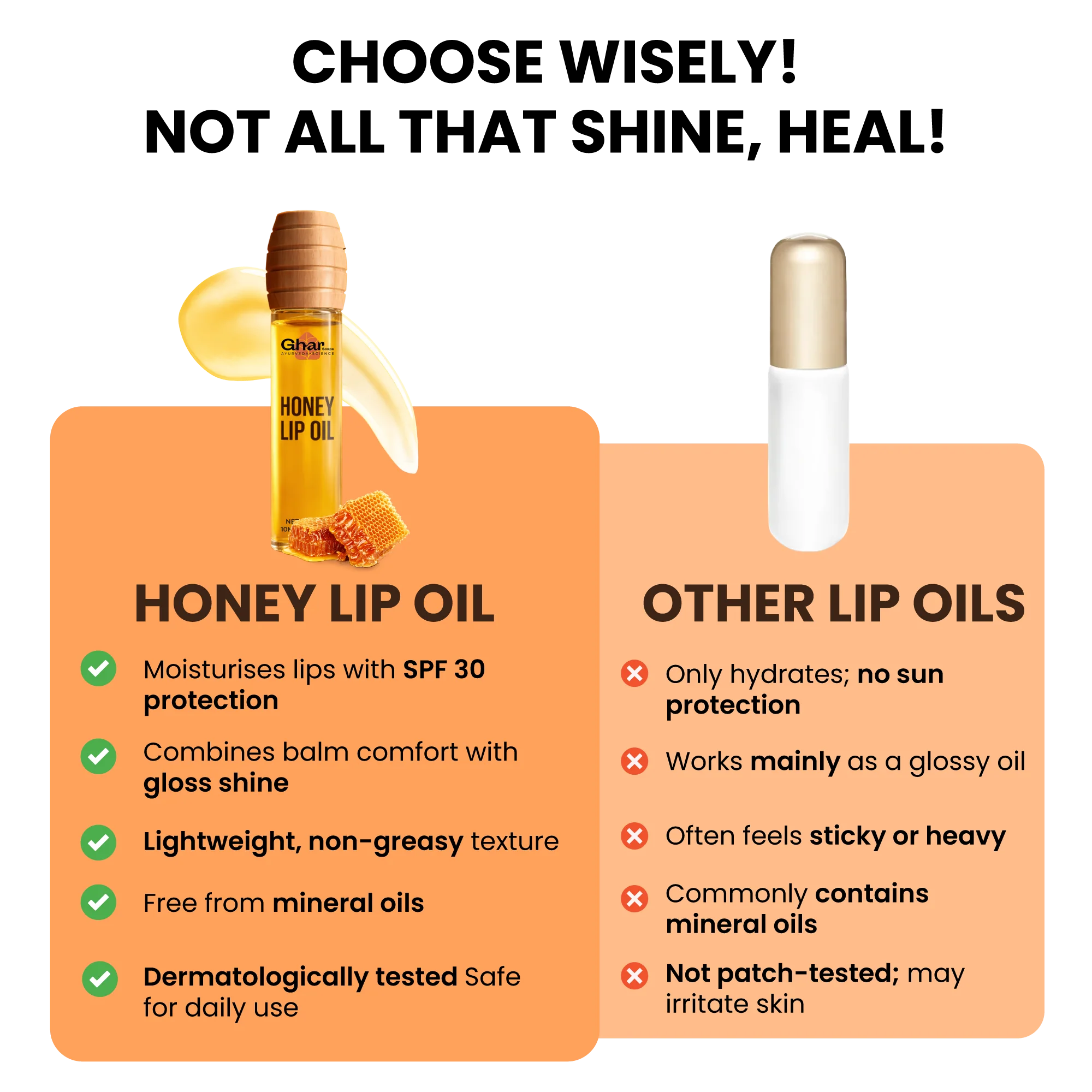 Honey Lip Oil With SPF 30 - Image 7
