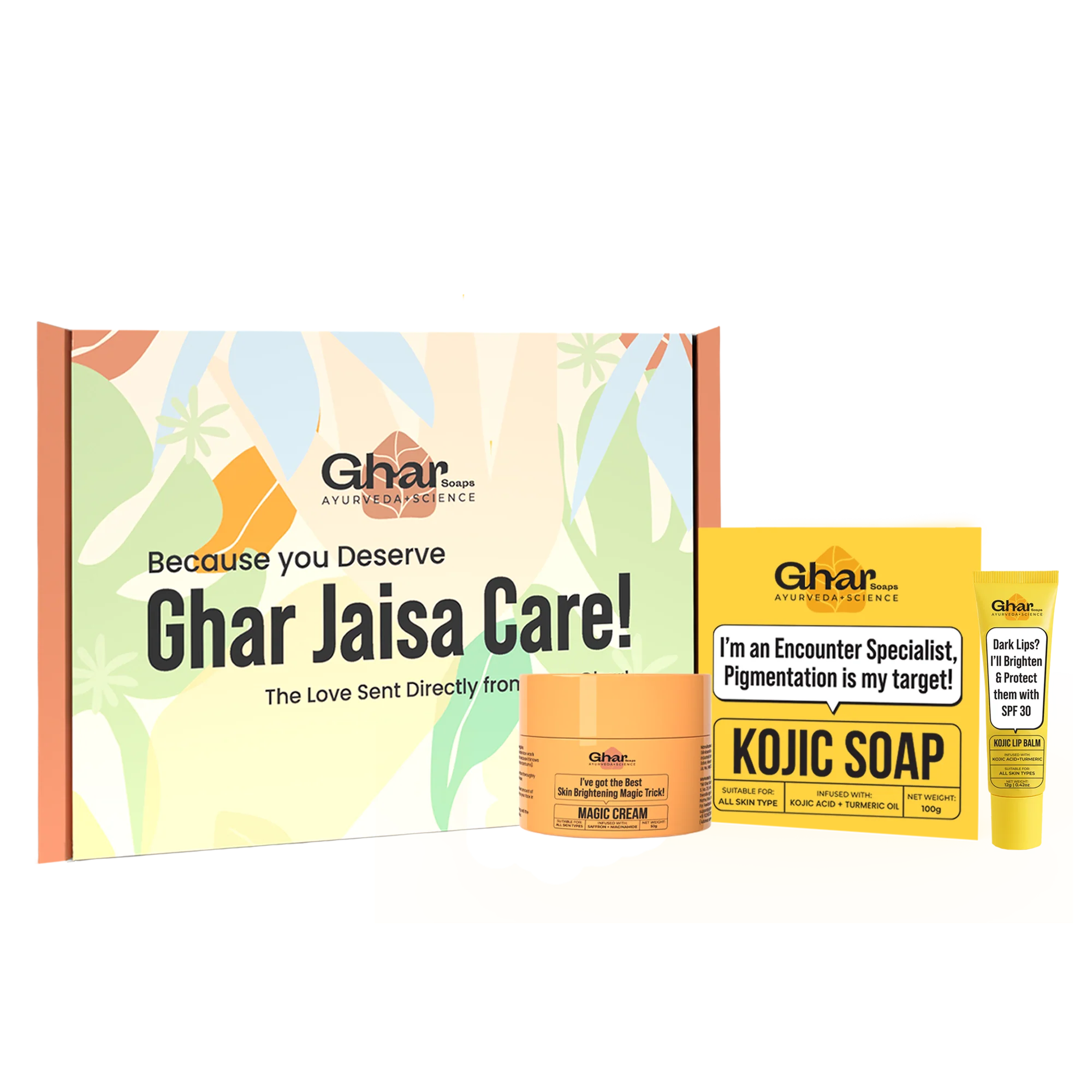Magic Cream + Kojic Soap + Lipbalm