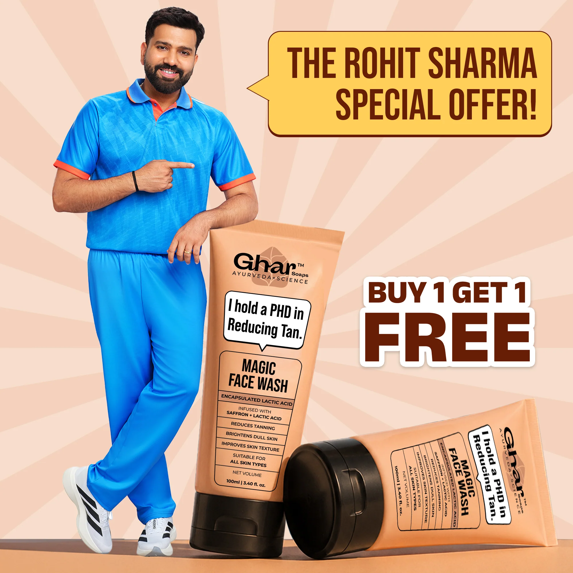 Buy 1 Get 1 Magic Face Wash